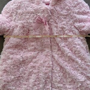 London Fog Girls 7-16 Fur Hood Coat